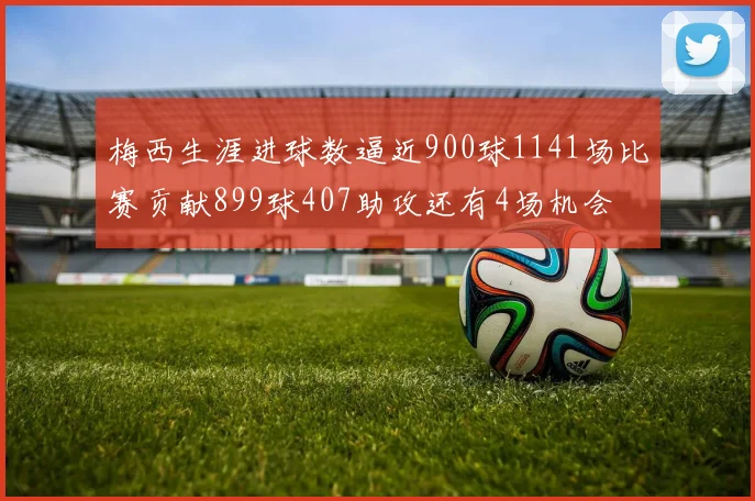 梅西生涯进球数逼近900球1141场比赛贡献899球407助攻还有4场机会